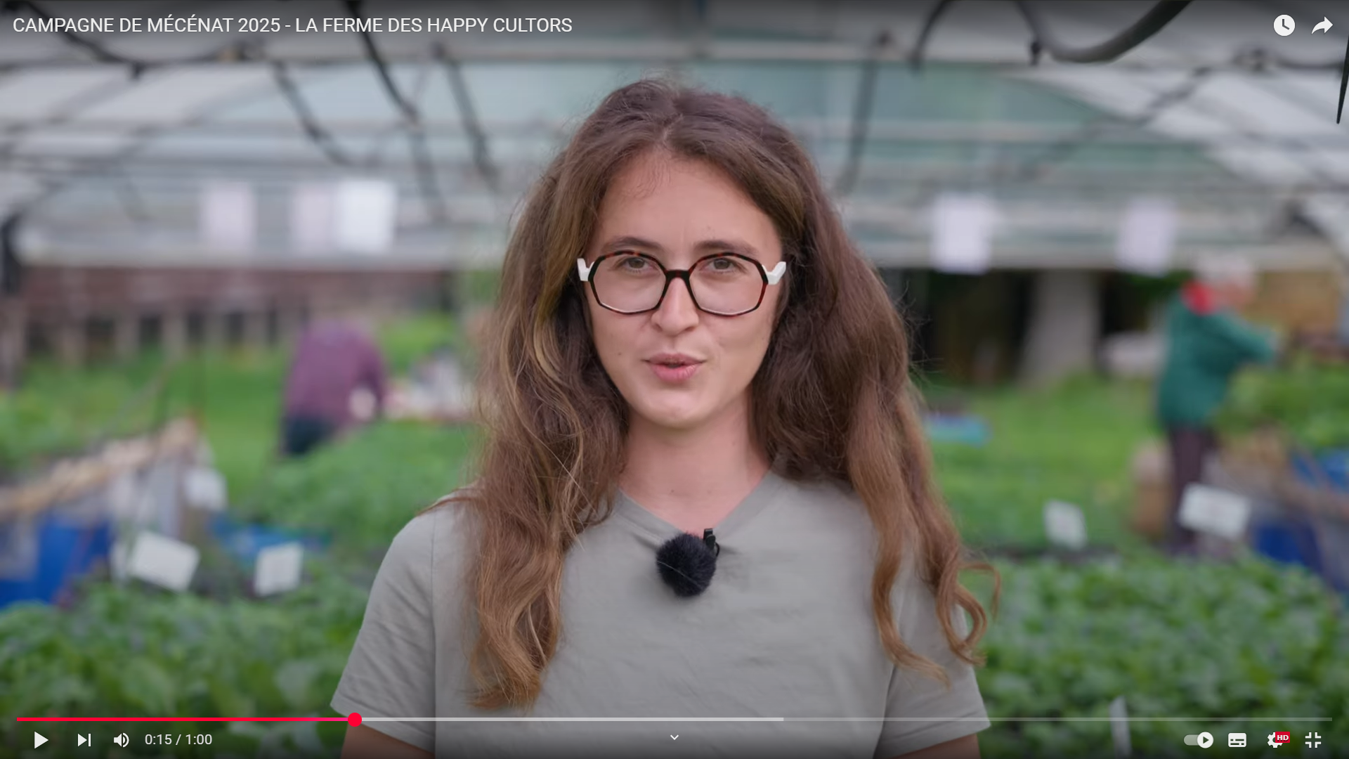 Campagne de mécénat - la ferme des HAPPY CULTORS